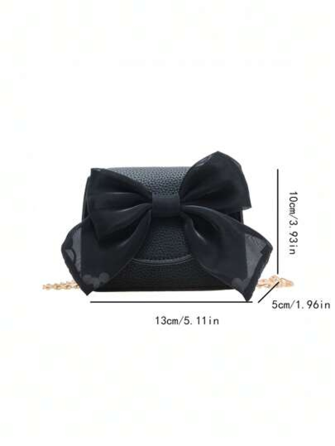 1pc Fashion Children s Bag Girl Bow Crossbody Bag Cute Princess Style Coin Purse Pu Material Magnetic Buckle Closure With A Sweet Bow Pattern Crossbody Bag Suitable For Girls To Go Shopping Attend Par