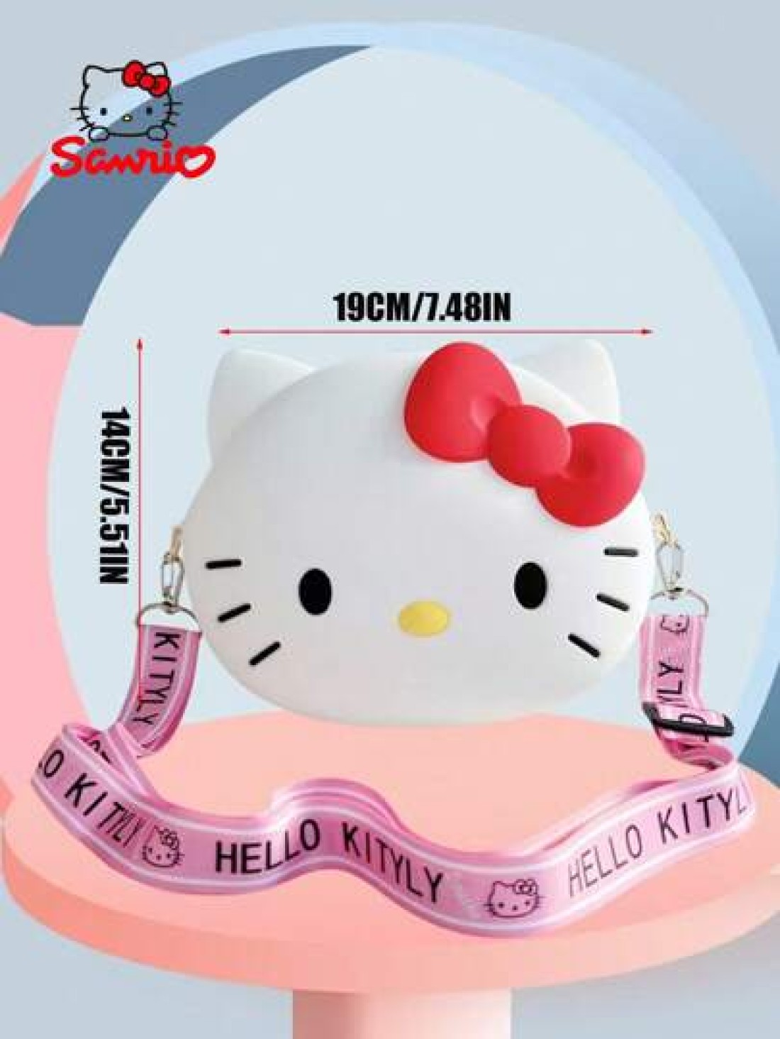 Sanrio 1 Cute Crossbody Bag Cartoon Hello Kitty Sling Bag Available As A One Shoulder Girl Gift