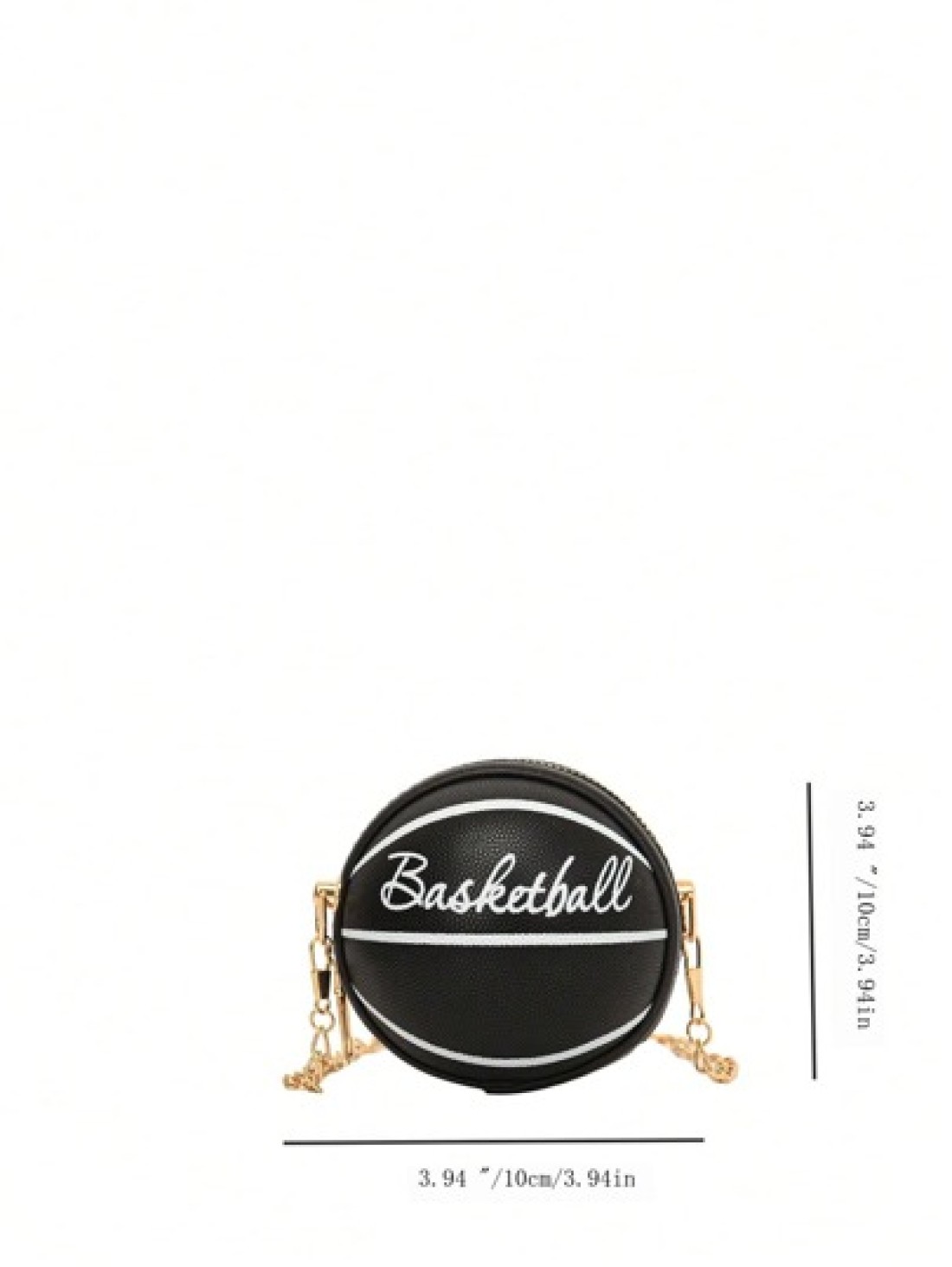 Mini Kids Shoulder Bag Unisex Basketball Patterned Crossbody Bag With Chain Strap Cute And Versatile Bag For Baby Outings