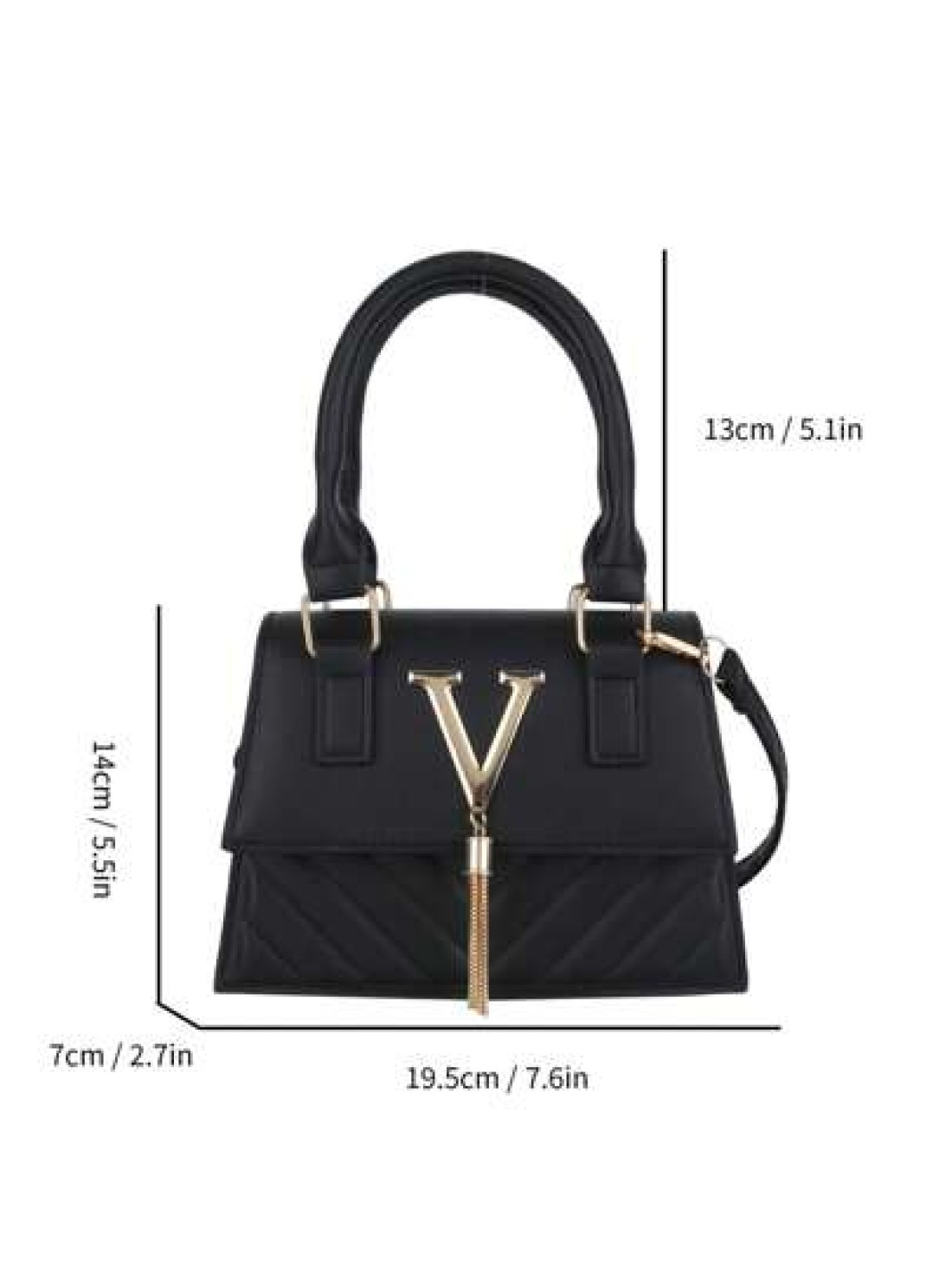 1pc Fashionable And Elegant Messenger Bag Fashionable Messenger Bag Letter Tassel Fashionable Shoulder Small Square Bag Pu Material Fashionable And Versatile Square Bag Shape Can Be Carried By Hand Or