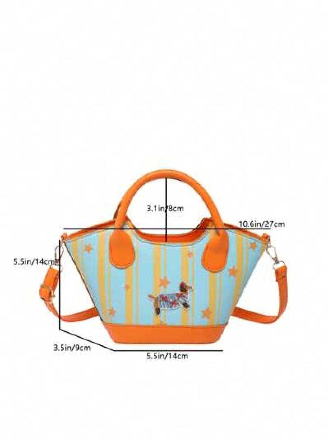 1pc Handbag Pu Open Design New Summer Style Cute Style Can Be Carried Cross Body Sufficient Capacity Versatile Comfortable Touch Highlight Personalized Can Hold Sun Umbrellas Wallets And Other Daily N