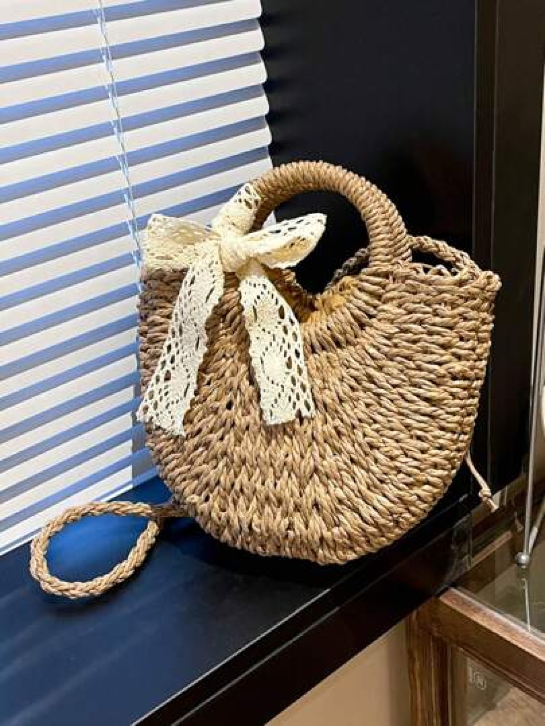 1pc Girls Vacation Style Drawstring Pockets Shoulder Handbag Casual Crossbody Bag Suitable For Summer Vacation