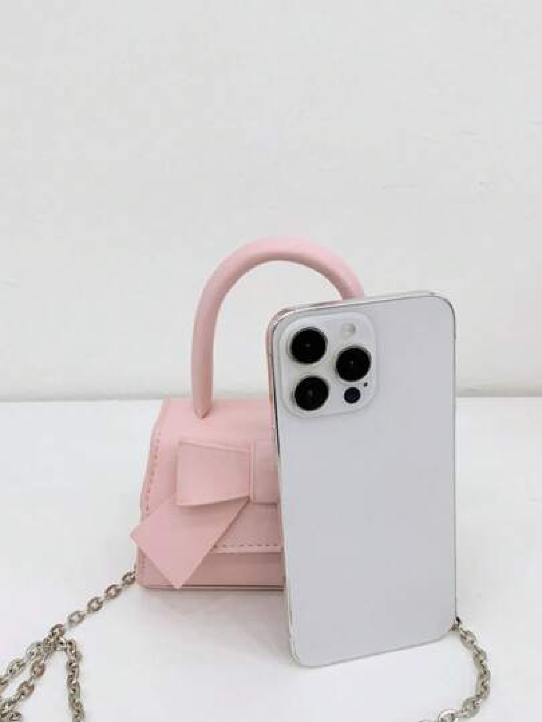 1pc Fashion Girl s Mini Handbag Butterfly Decor Shoulder Bag With Snap Closure Suitable For Outings Parties Shopping Cute As Cosmetic Bag