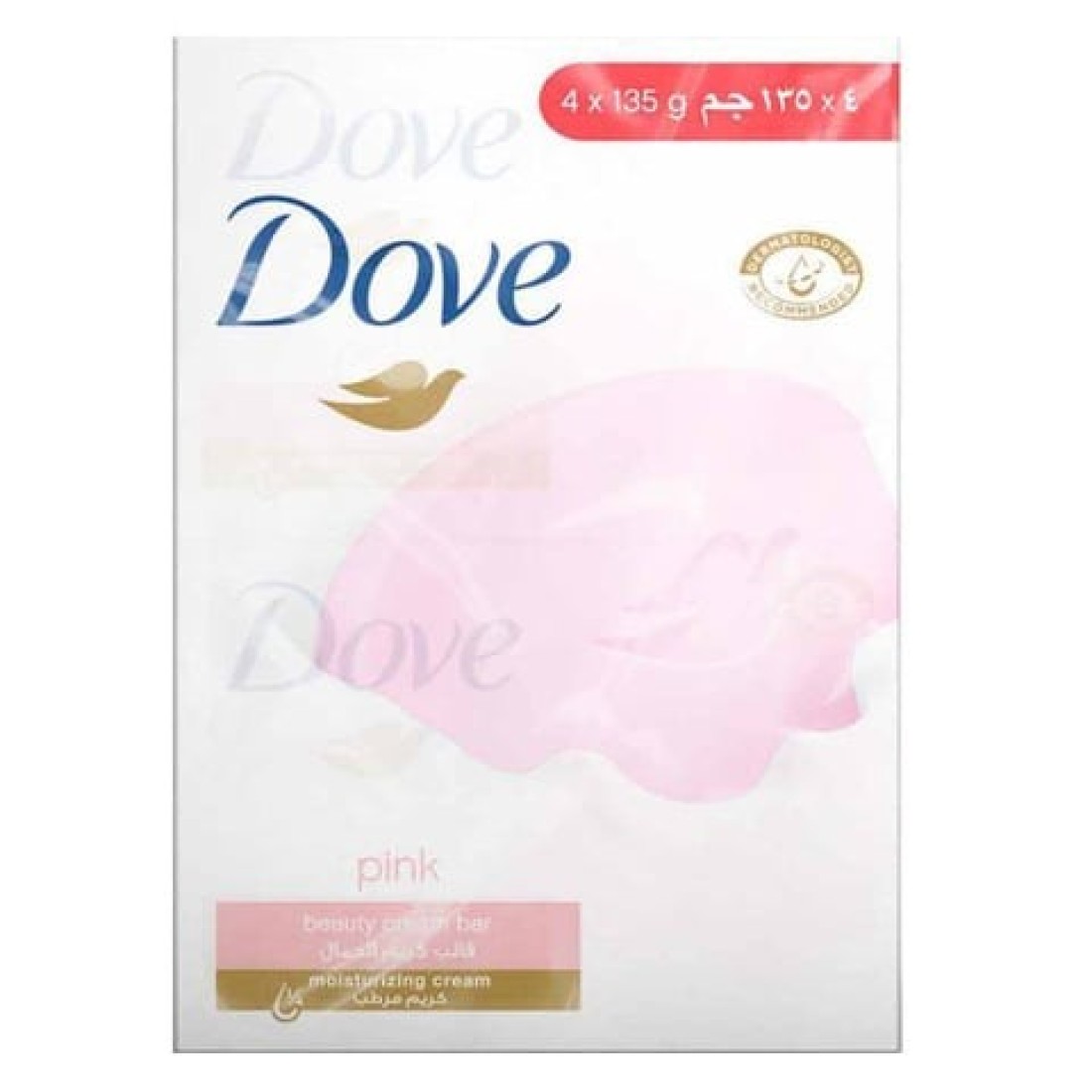 صابون الجمال الكريمي من دوف 135 جم × 4