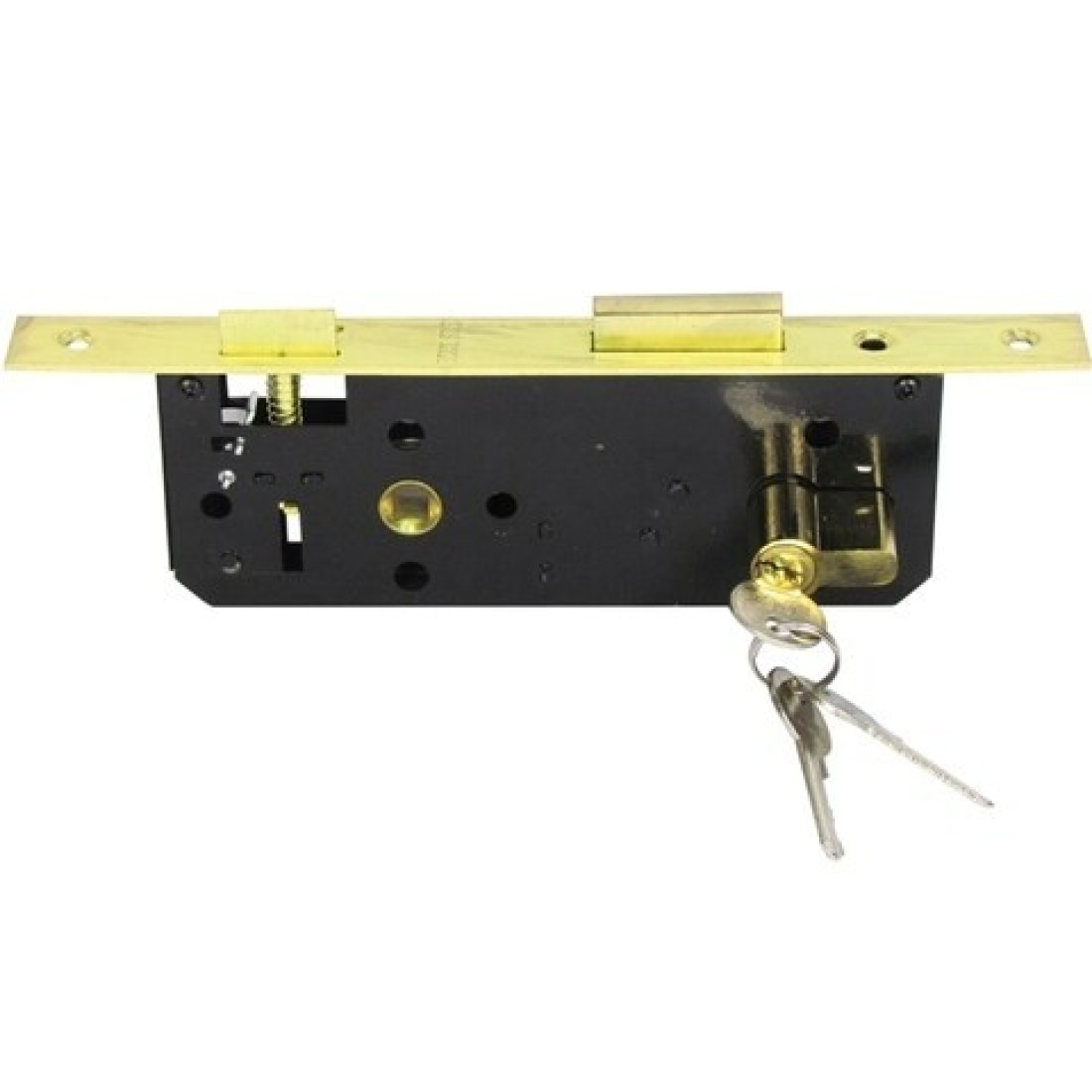 Complete door lock assembly (with 85-45mm body and 70mm cylinder) SG/GB