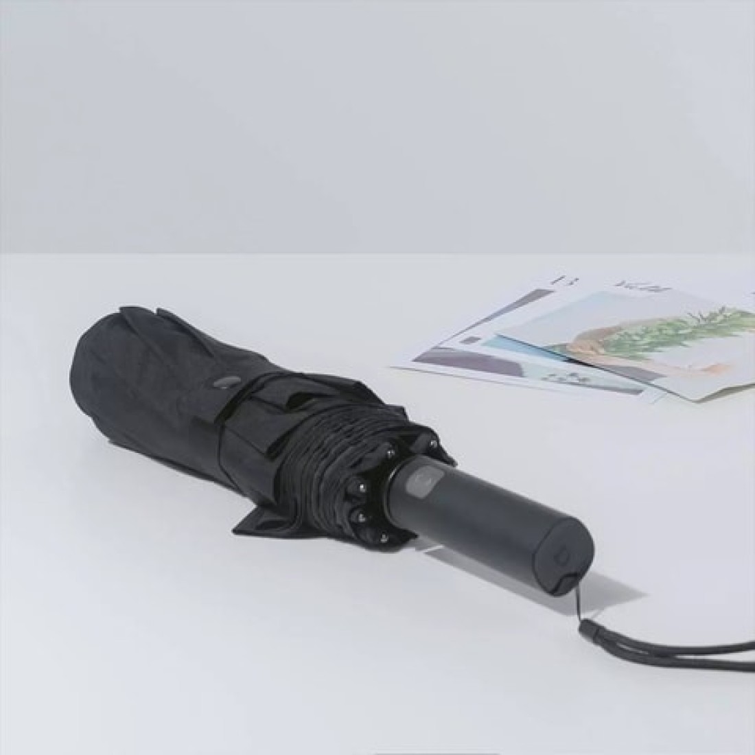 Xiaomi Mi Mijia Automatic Rainy Umbrella Sunny Summer Aluminum Windproof Waterproof UV Parasol Umbrella Man Woman - Black