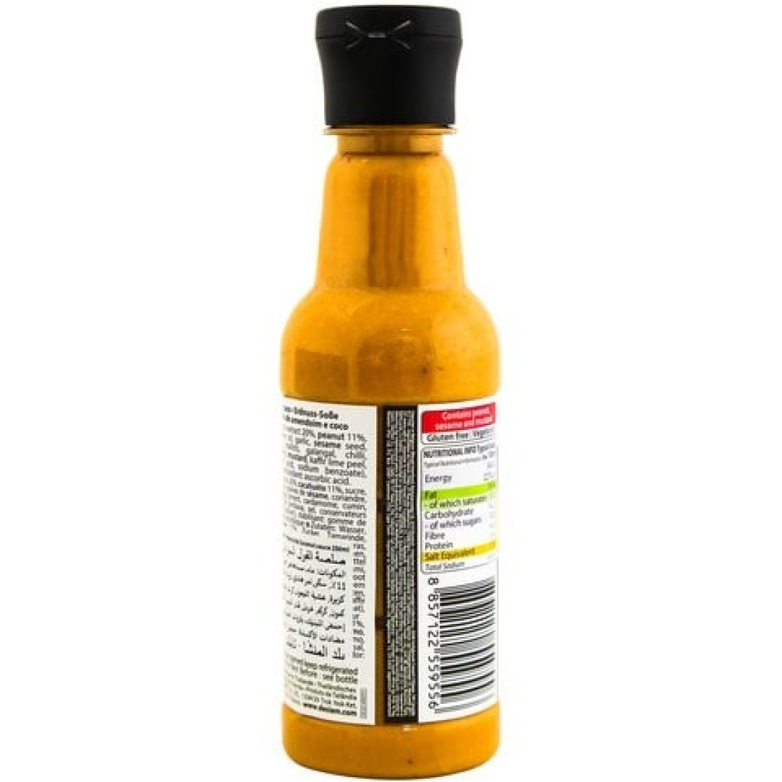 DE SIAM PEANUT & COCO SAUCE 250ML