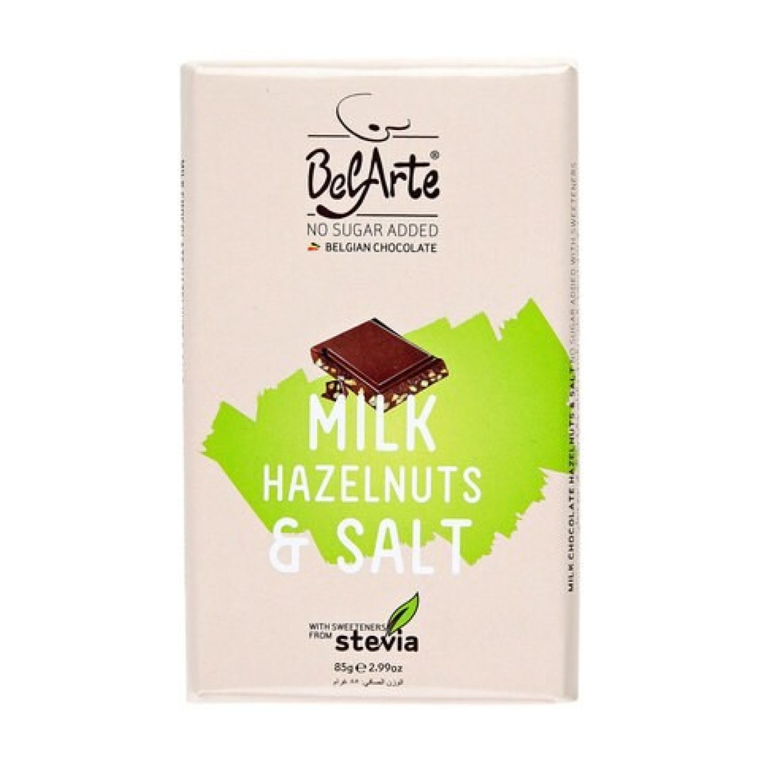 Belarte Sf Hazelnut Salt Choco Tablet 85g