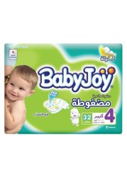 BabyJoy Compressed Diamond Pad Value Pack Large Size 4 Count 32 - 10-18kg