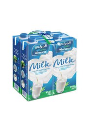 Almarai UHT Full Fat Milk 1L x Pack of 4