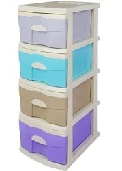 Yulan Four Layers Plastic Storage Box For Kids - Multi Layer