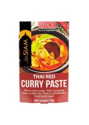 DE SIAM RED CURRY PASTE 70GM