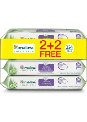 HIMALAYA SENSITIVE BABY WIPES 56S X (2+2