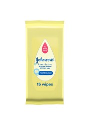 JHONSON BABY WIPES TOP TO TOE 15S