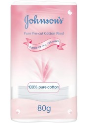 JOHNSONS COTTON WOOL 80 GM