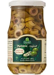 Halwani Sliced Green Olives, 325 gm