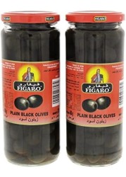 زيتون اسود سادة من فيجارو، 2 × 270 غرام