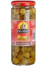 FIGARO STUFFED GREEN OLIVES 270GM