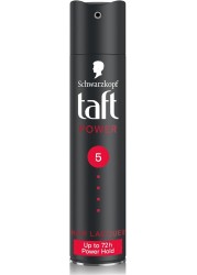 TAFT H/S POWER LACQUER BLACK 250ML