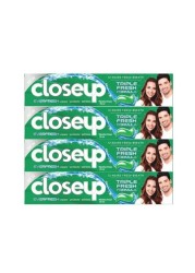 CLOSE UP TOOTH PASTE RED 4X75GM