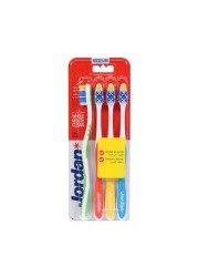 JORDAN T BRUSH TOTAL CLEAN MED 4S