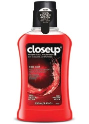 CLOSEUP RED HOT ANTIBAC MTHWSH 250ML