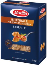 BARILLA FARFALLE INTEG 500GM