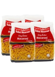 Dubai Macroni Fusilli Pasta 400 g, 4-Pack