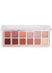 Makeup Revolution, The True Icon Bronze Eyeshadow Palette, Cream, Matte & Shimmer Finishes, 12 Blendable Shades