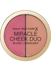MAX FACTORX MIRACLE CHEEK DUO 30 DUSKY PINK & COPPER 11g