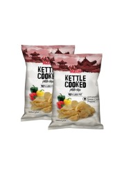 KETTLE COOKED CHIPS SALT 70G+45G