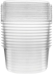Hotpack | Deli Container Square With Lid 12Oz - Pet| 10 Pieces