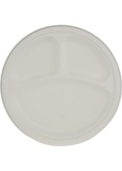 Hotpack- Biodegredable  Plate 10''-3Comp 10 Pc