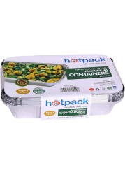 Hotpack Aluminium Container 8389  (890 Cc)-10Pcs