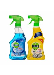 DETTOL APC LMN 500ML+GLASS CLEANER@20AED