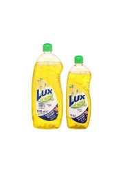 LUX DISH WASH LEMON 1225ml + 725ml