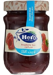 HERO LIGHT RASPBERRY JAM 320 GM