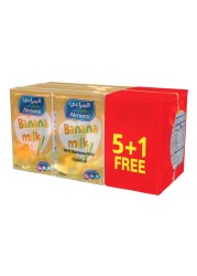 Almarai Nijoom Banana Flavoured Milk, 150ml Pack of 6