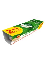 أكتيفيا زبادي يوناني بالحبوب و الخوخ 150 غرام، حزمه من 3