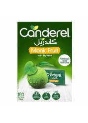 Canderel Monk Fruit Sachets With Erythritol 100 Sachets 150g