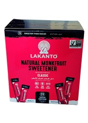 Lakanto Monkfruit Zero Calories Sweetener Sachet 100g