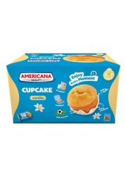 Americana Vanilla Filled Cupcake 25g Pack of 18