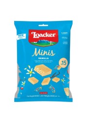 Loacker Minis Vanilla Wafers, 10g Pack of 15
