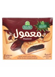 Halwani Bros Maamoul Dates Filled Cookies, 40g Pack of 12