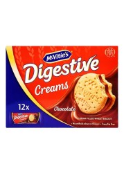 McVitie&#39;s Digestive Creams Chocolate Cream Filled Wheat Biscuit, 40g Pack of 12
