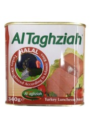 التغذية لانشون لحم ديك رومي 340 غرام حزمة من 2