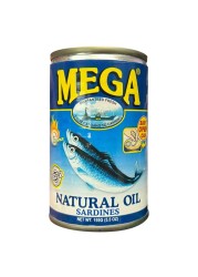 Mega Sardines in Natural Oil 155g