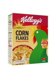 Kellogg&#39;s Corn Flakes Honey and Nuts 375g