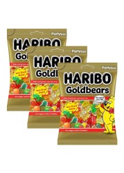 Haribo Goldbears Jelly with Fruit Juice, 160g Pack of 3