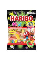 Haribo Mix Fizz Sour Gummy Candy, 70g
